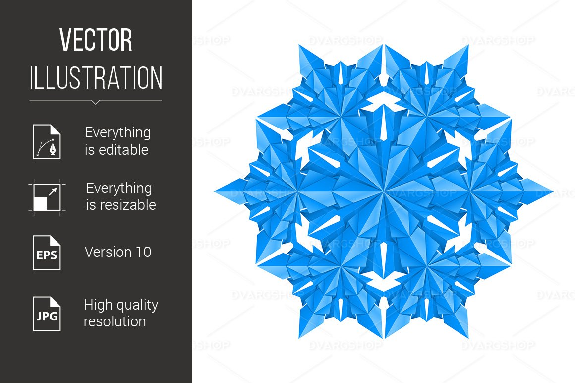 Kit Graphique #118951 Snowflake Papier Divers Modles Web - Logo template Preview