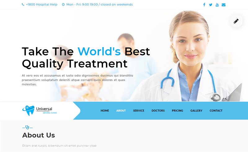Template #118996 Health Clean Webdesign Template - Logo template Preview