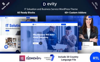 Devity - IT Solutions Business Service WordPress Theme