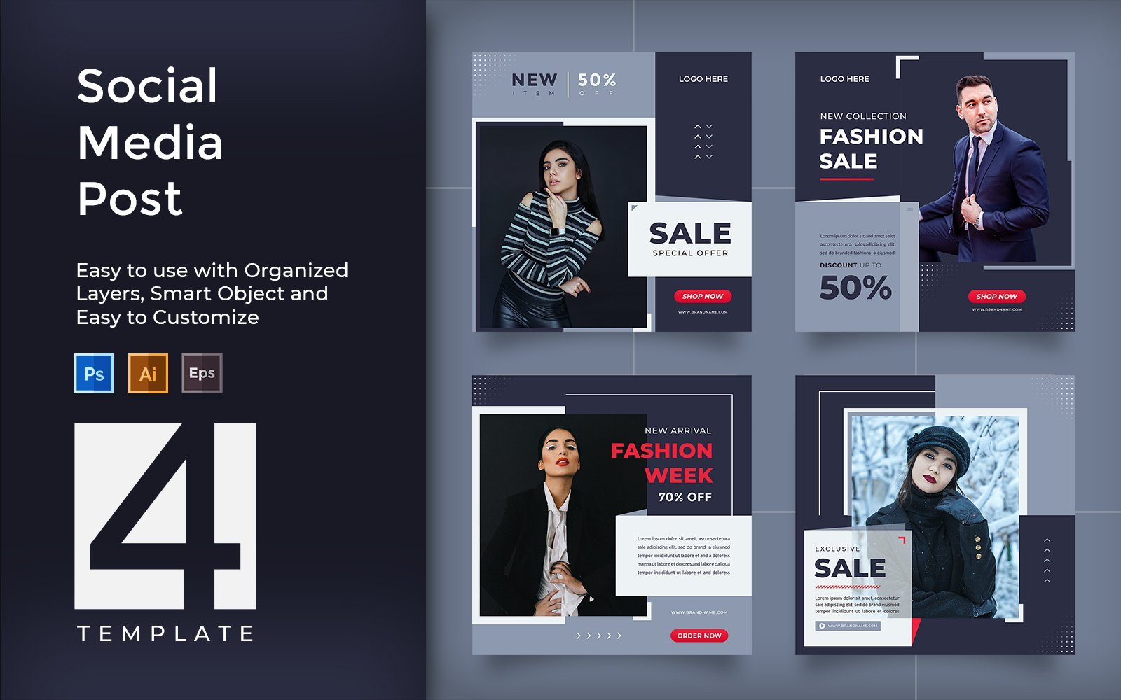 Template #119040 Offer Clothing Webdesign Template - Logo template Preview