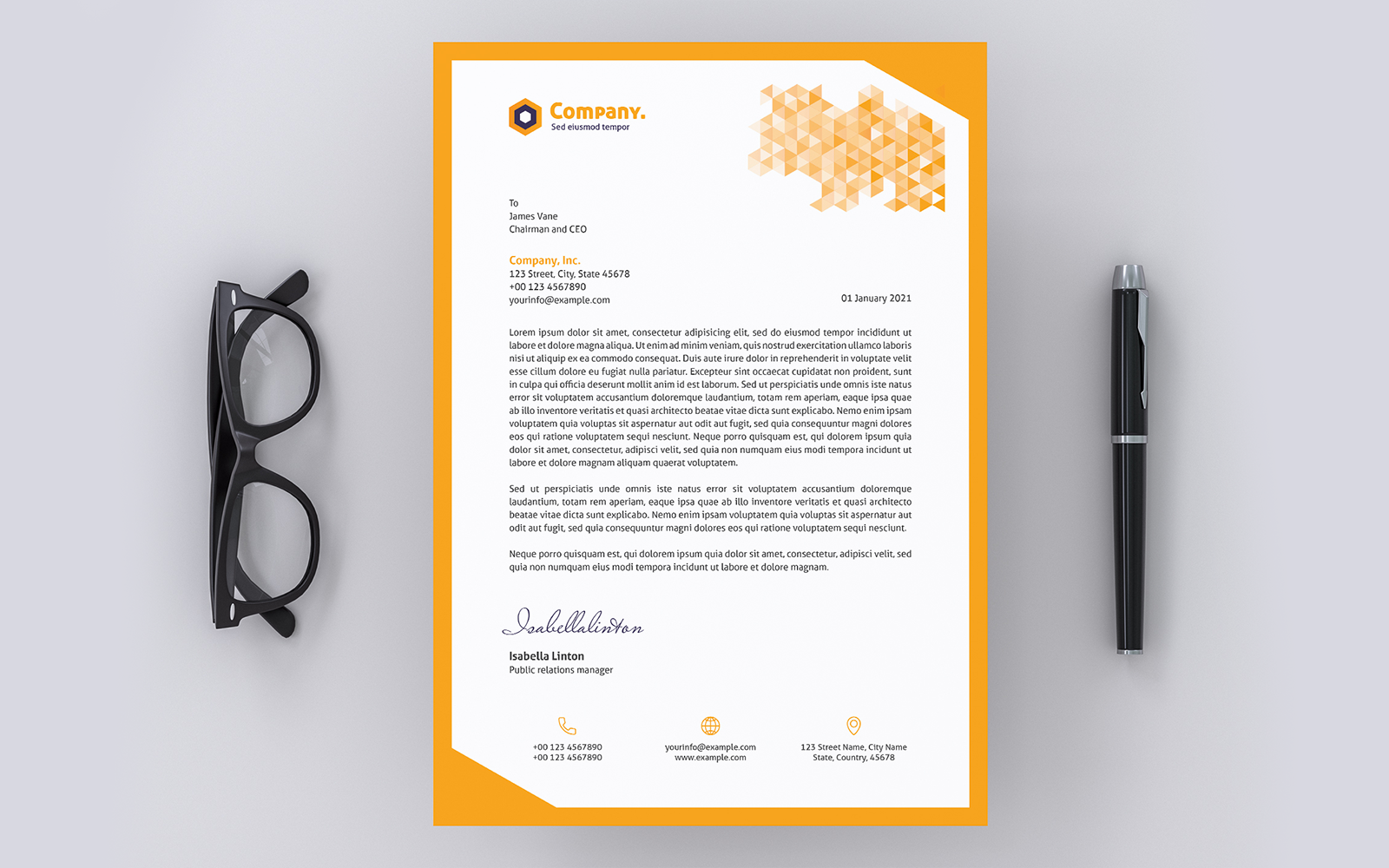 Kit Graphique #119059 Letterhead Job Divers Modles Web - Logo template Preview