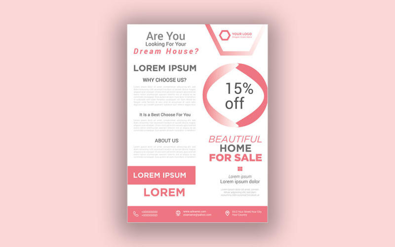 Real Estate Flyer - Corporate Identity Template