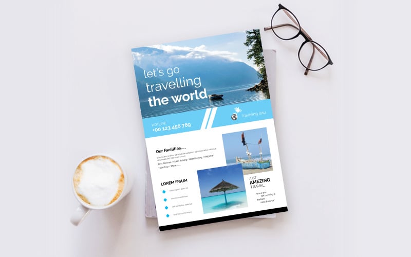 Travel & Tour Flyer - Corporate Identity Template