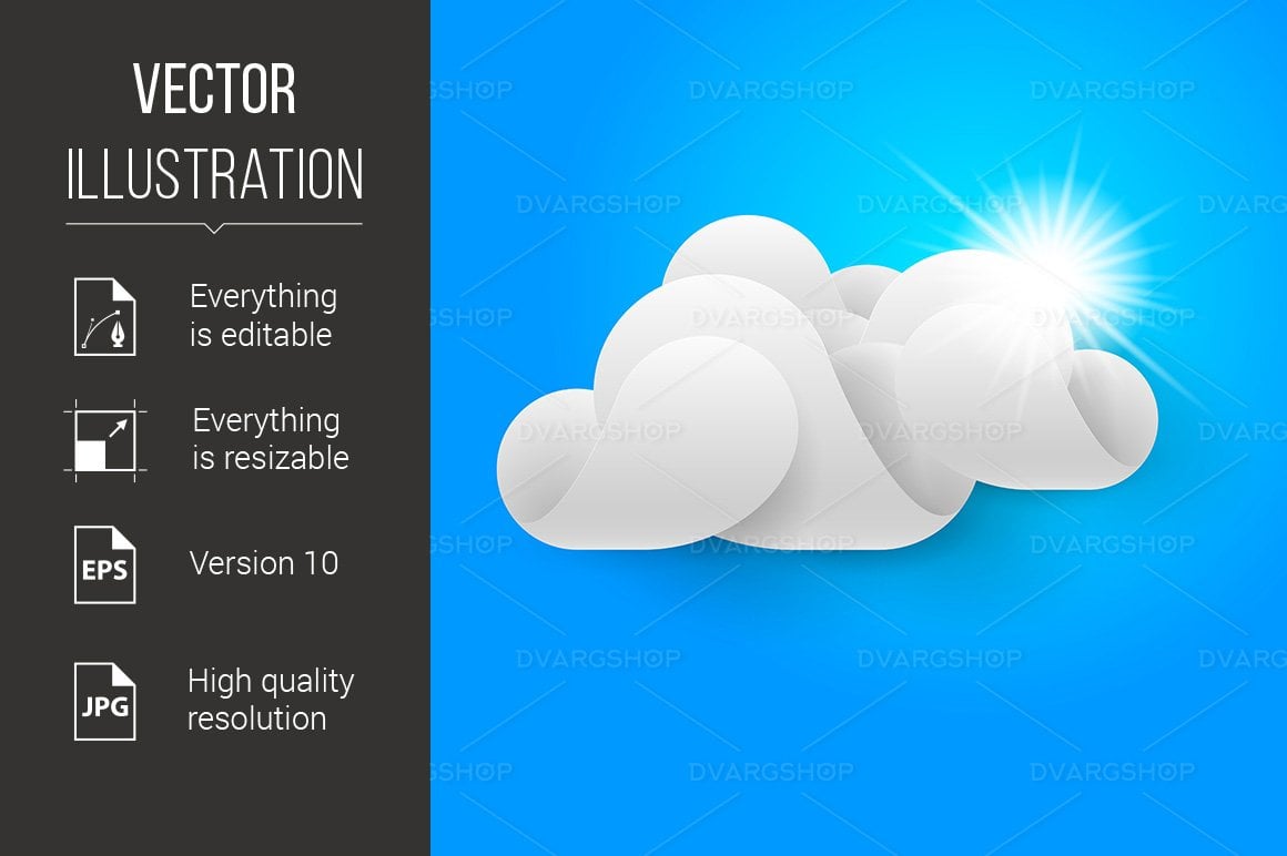 Template #119160 Sky Cloud Webdesign Template - Logo template Preview