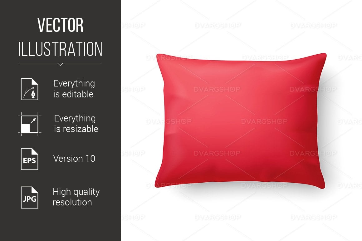 Kit Graphique #119162 Pillow Isolated Divers Modles Web - Logo template Preview