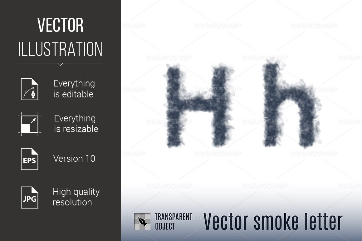 Kit Graphique #119169 Smoke Lettre Divers Modles Web - Logo template Preview