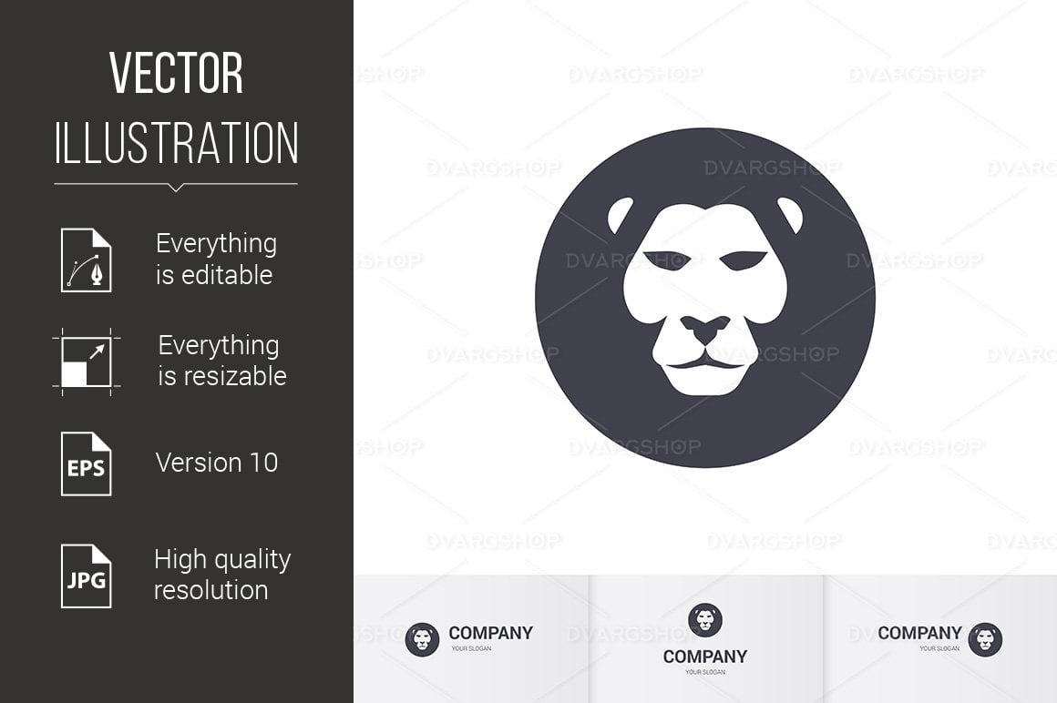 Kit Graphique #119179 Lion Logo Divers Modles Web - Logo template Preview