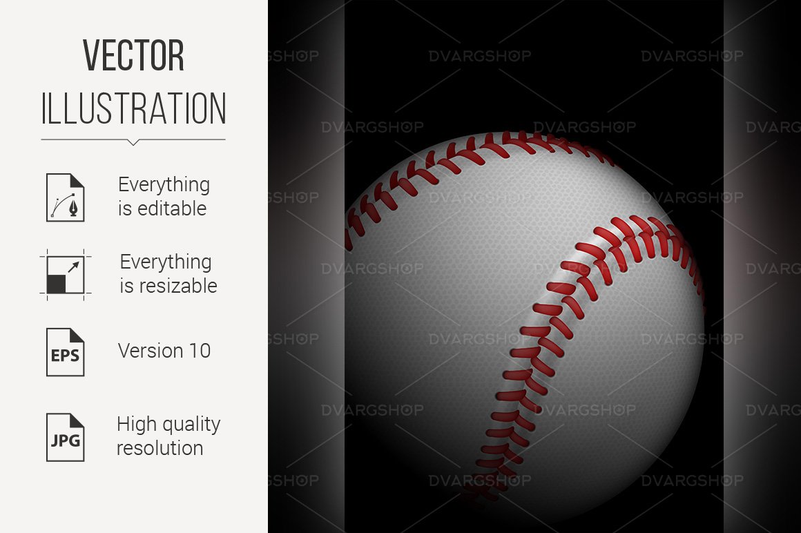 Kit Graphique #119185 Baseball Noir Divers Modles Web - Logo template Preview