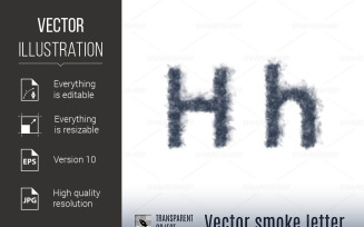 Smoke Letter - Vector Image