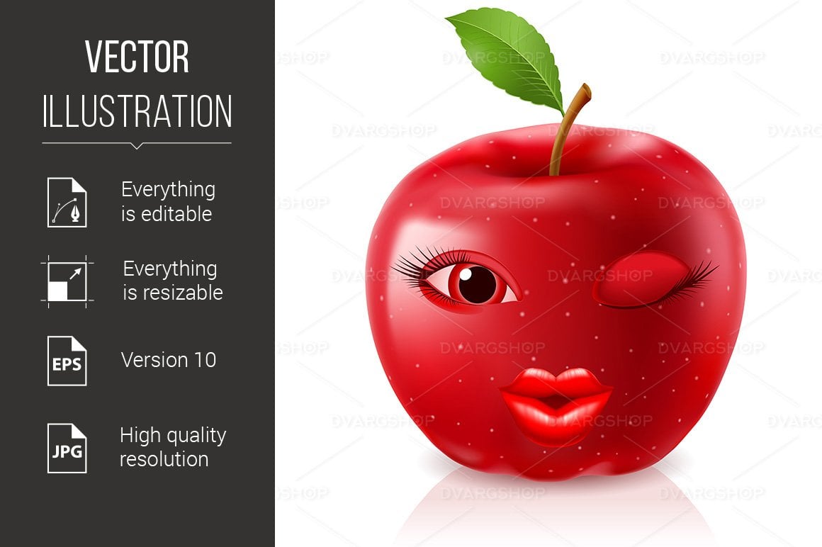 Kit Graphique #119201 Apple Red Divers Modles Web - Logo template Preview