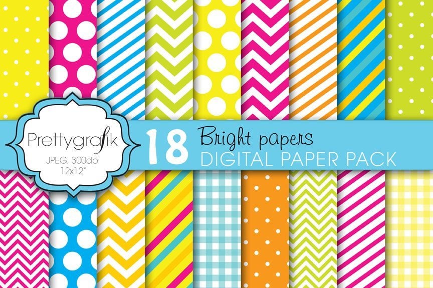 Kit Graphique #119226 Scrapbooking Bright Divers Modles Web - Logo template Preview