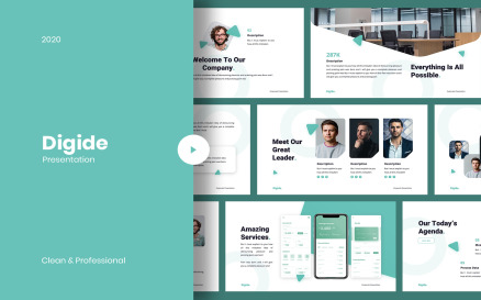 Digide - Startups Keynote Template