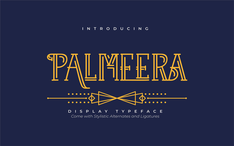 Palmeera | Display Typeface Font