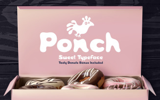 Ponch Graphics and Font