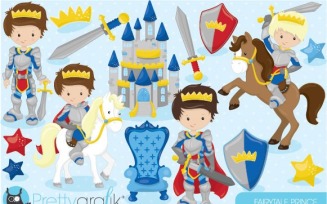 Fairytale Prince Clipart - Vector Image