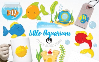 Fish Aquarium Illustration Pack - Vector Image
