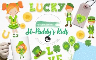 St-Paddy's Illustration Pack - Vector Image