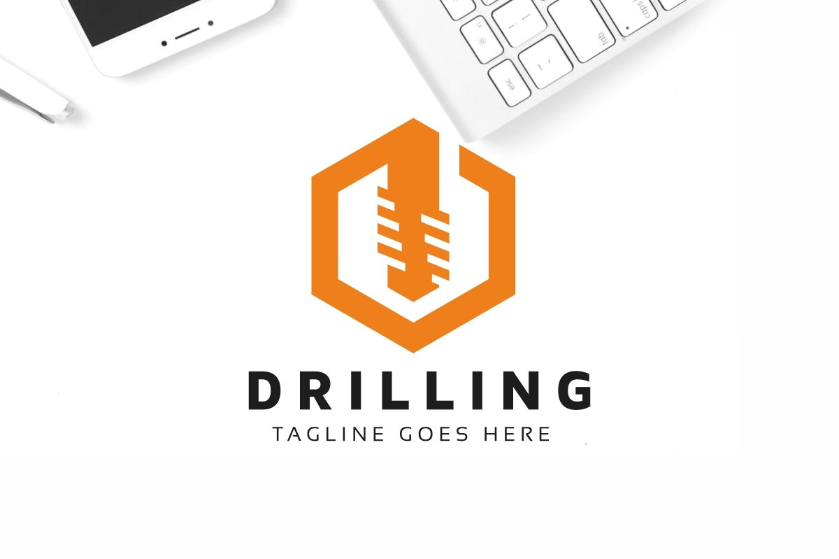 Template #119485 Miningdrilldrillingexcavationfixgemindustrialindustryjack Hammerlaboratorylinemetalpneumatic Webdesign Template - Logo template Preview