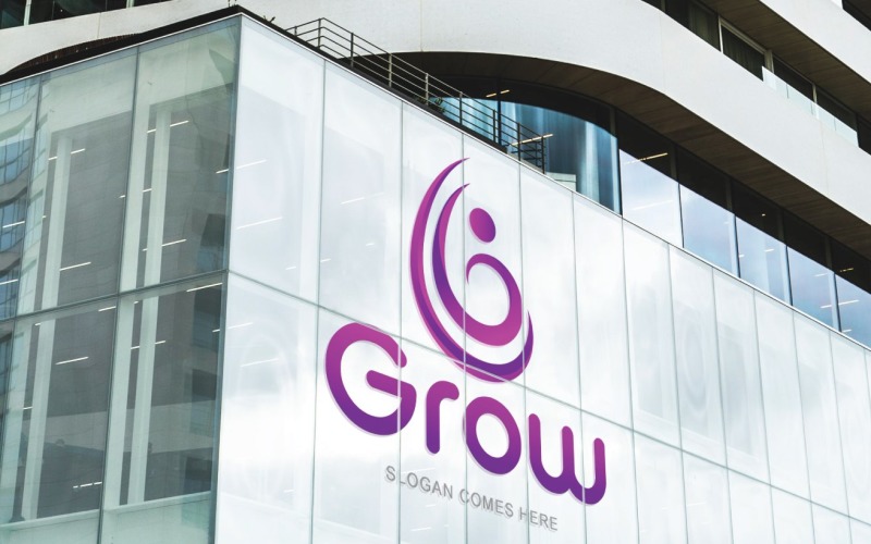 Grow Design Logo Template