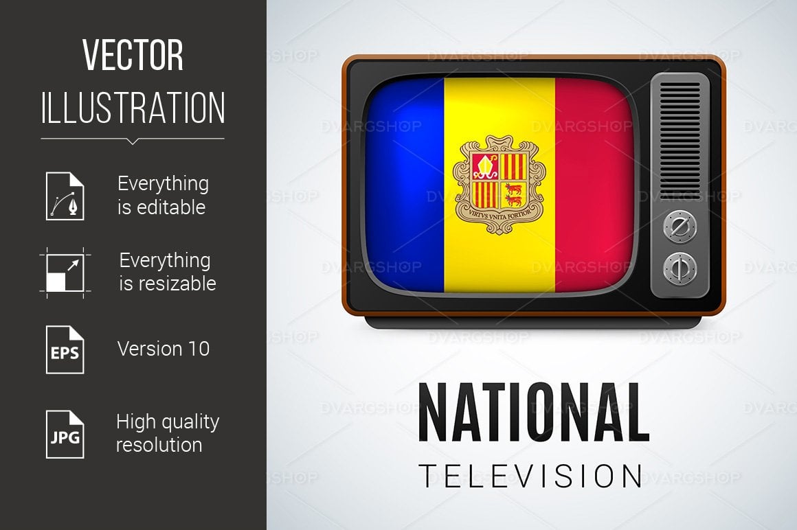 Kit Graphique #119568 National Television Divers Modles Web - Logo template Preview