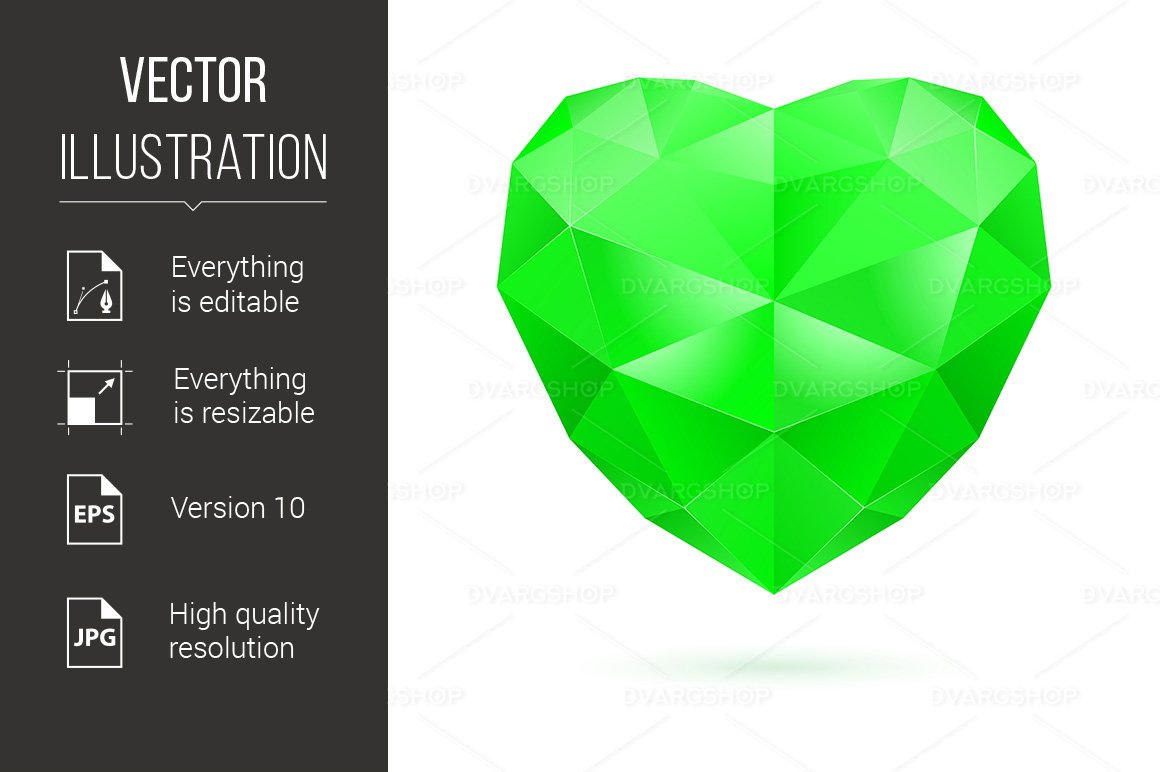 Template #119595 Green Polygon Webdesign Template - Logo template Preview