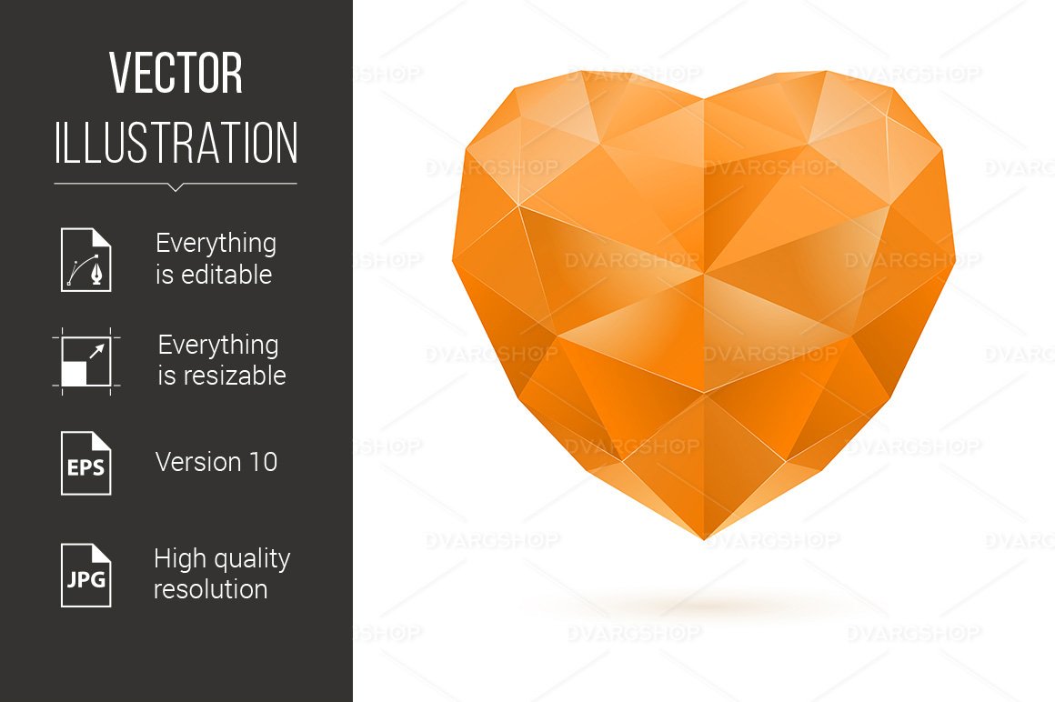 Template #119598 Orange Polygon Webdesign Template - Logo template Preview