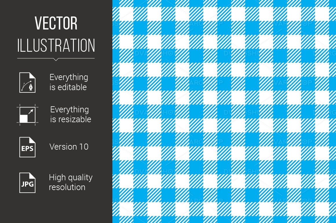 Kit Graphique #119607 Traditional Gingham Divers Modles Web - Logo template Preview