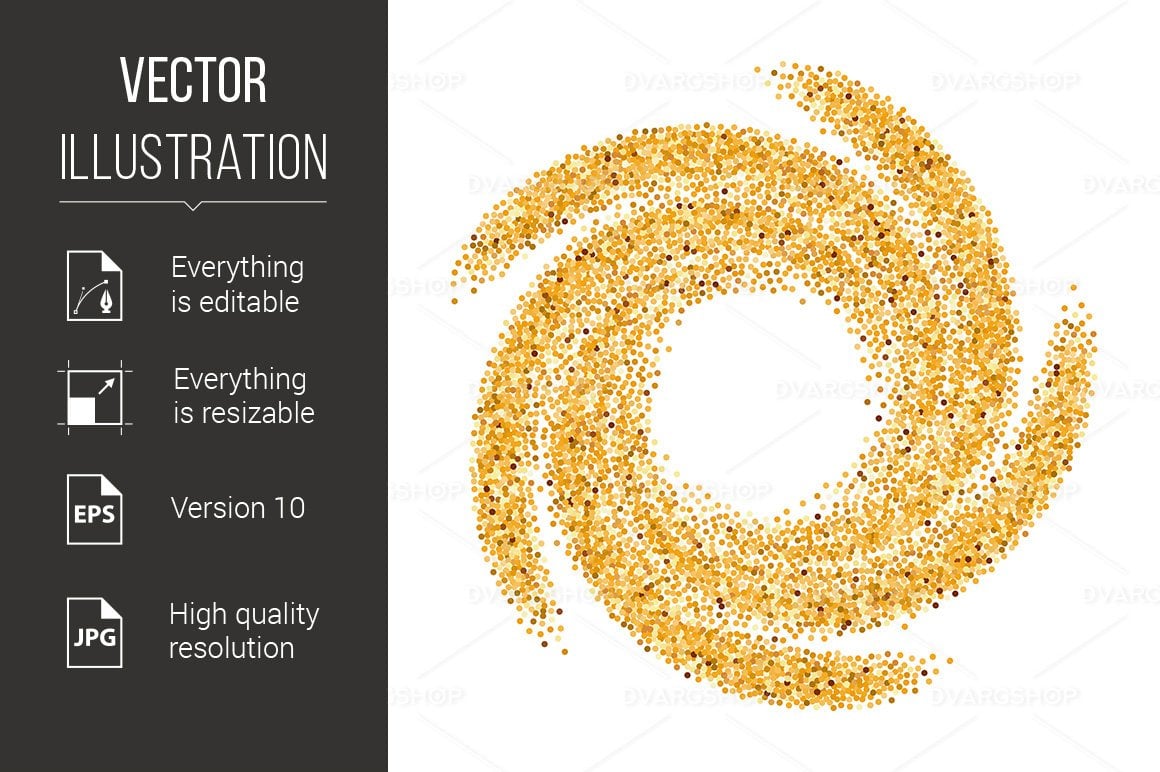 Kit Graphique #119690 Gold Glittering Divers Modles Web - Logo template Preview