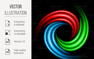 Abstract Swirl Sign - Vector Image