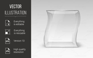 Glass Showcase - Vector Image