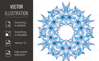 Set of Snowflakes - Vector Image
