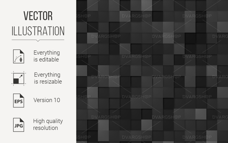 Squared Tiles - Vector Image Vector Graphic