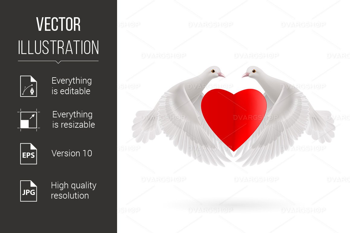 Template #119710 Wings Heart Webdesign Template - Logo template Preview