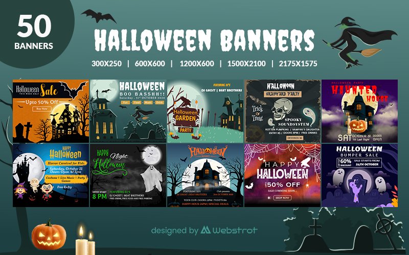 Kit Graphique #119748 Halloween Horreur Divers Modles Web - Logo template Preview