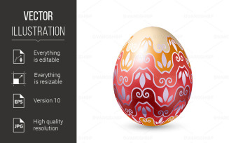 Easter Egg - Vector Image