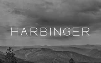 HARBINGER, Sans Serif Font