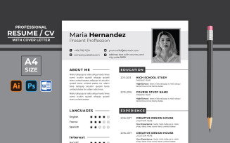 Maria Hernandez Professional Resume Template