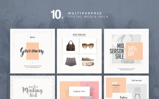 Multipurpose Pack Social Media Template