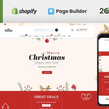 Flowers Christmas Shopify Themes 119814