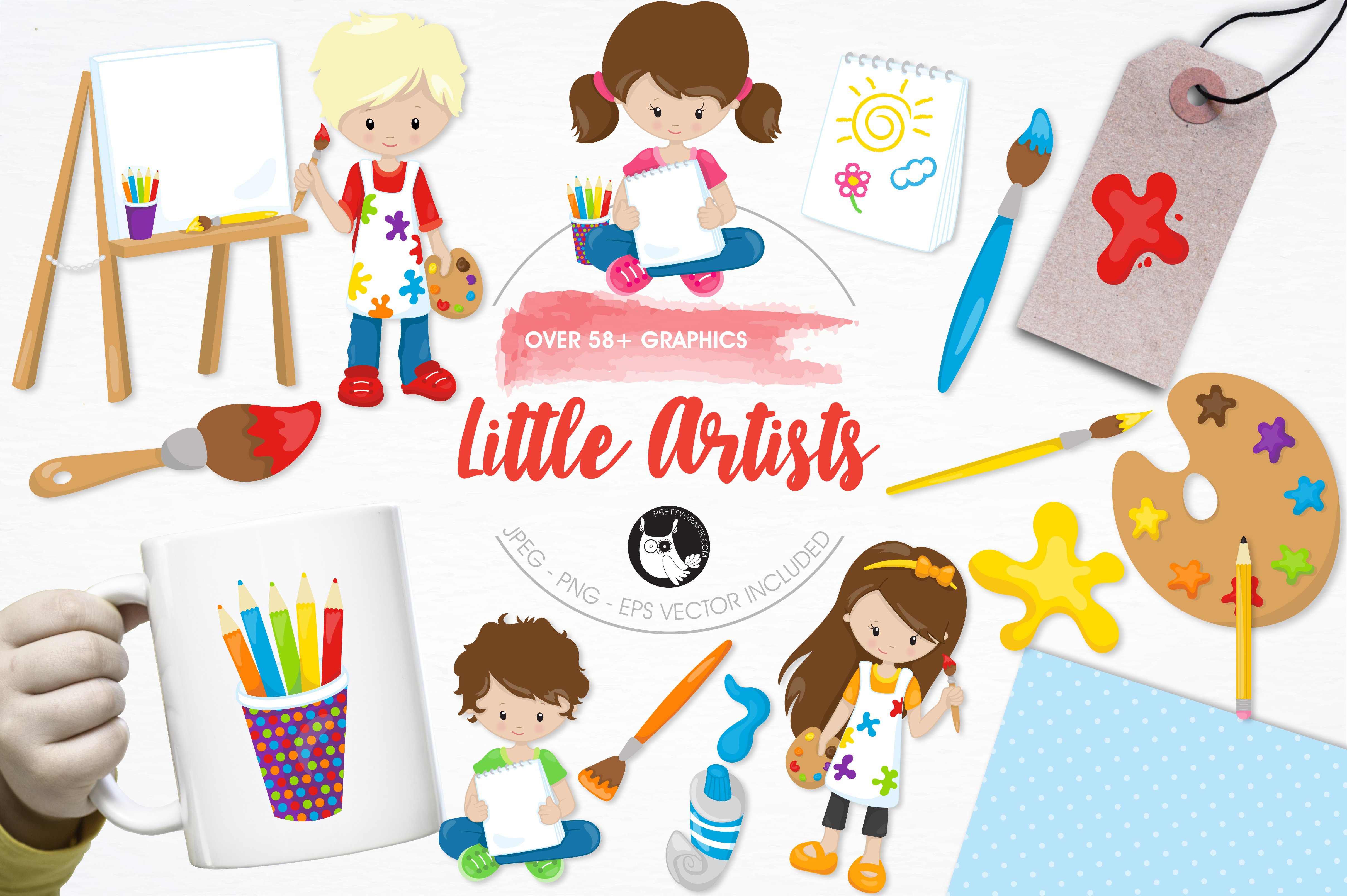 Template #119865 Illustration Kids Webdesign Template - Logo template Preview