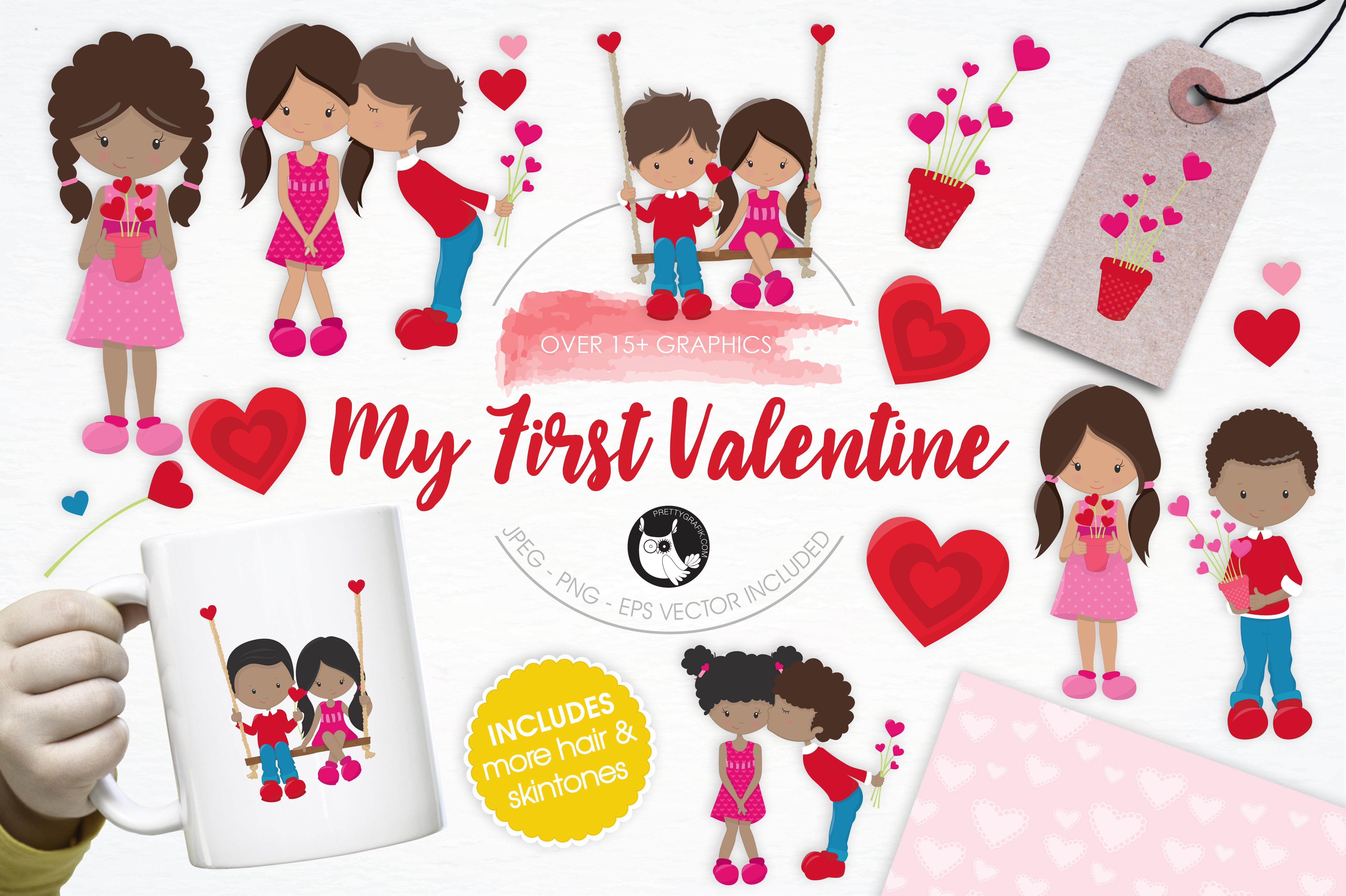 Template #119878 Valentines Vector Webdesign Template - Logo template Preview