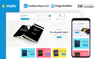 Creative Books Store Shopify Theme