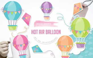 Hot Air Balloon - Vector Image
