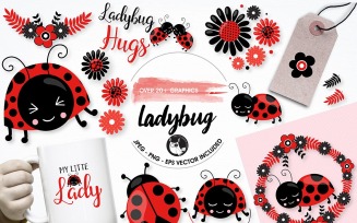 Ladybug graphics and illustrations - Vector Image