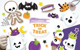 Trick or Treat - Vector Image