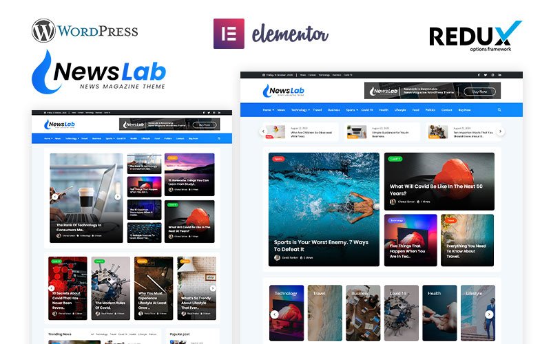 WordPress motiv "NewsLab - News Magazine" #119822