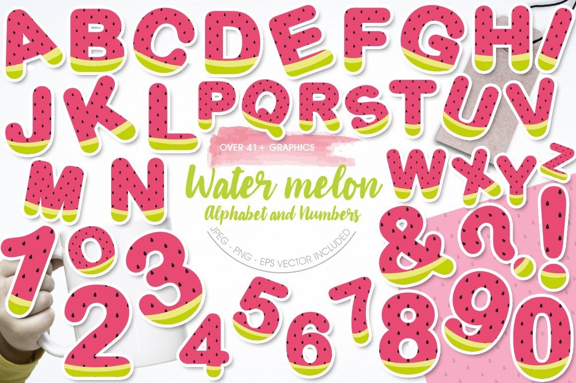 Kit Graphique #119914 Cute Alphabet Divers Modles Web - Logo template Preview