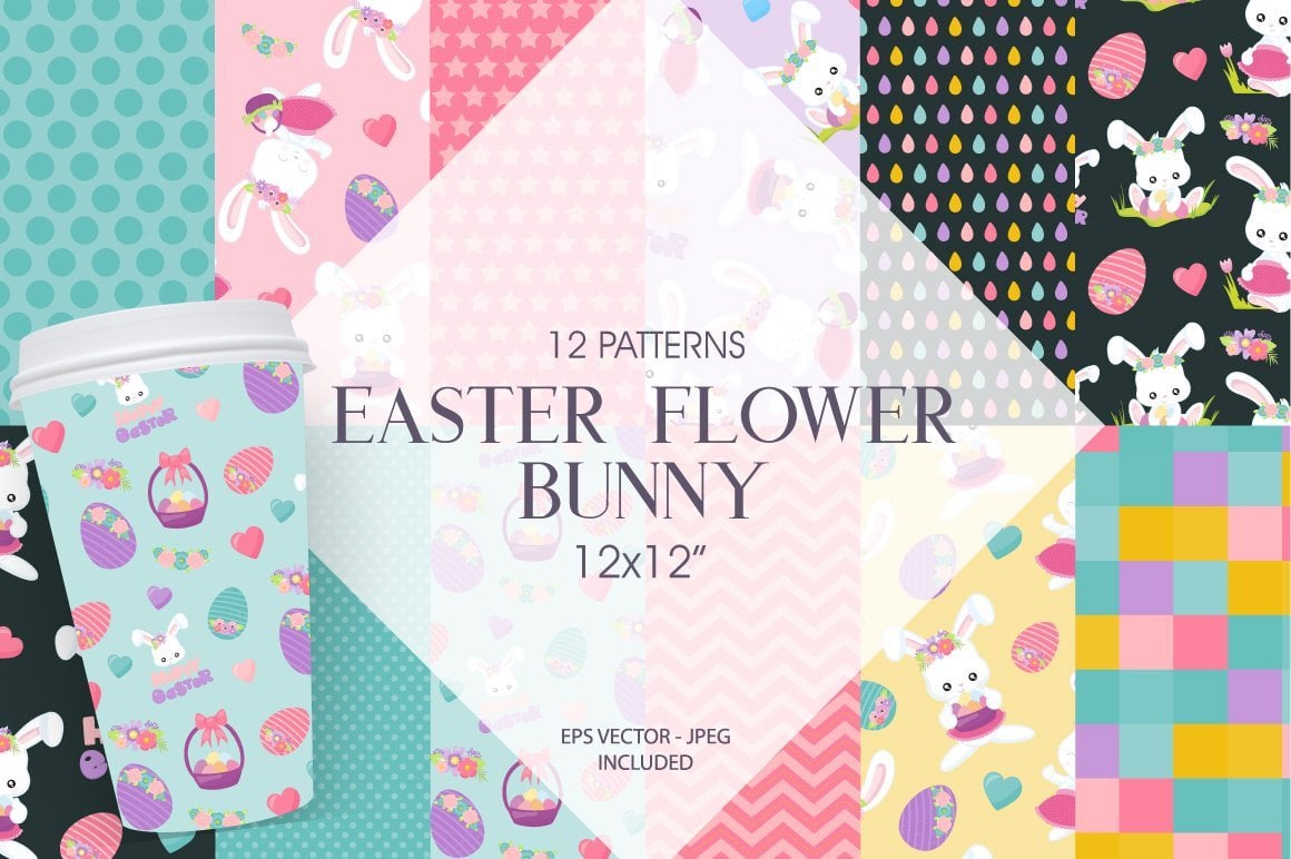 Kit Graphique #119932 Flowers Patterns Divers Modles Web - Logo template Preview