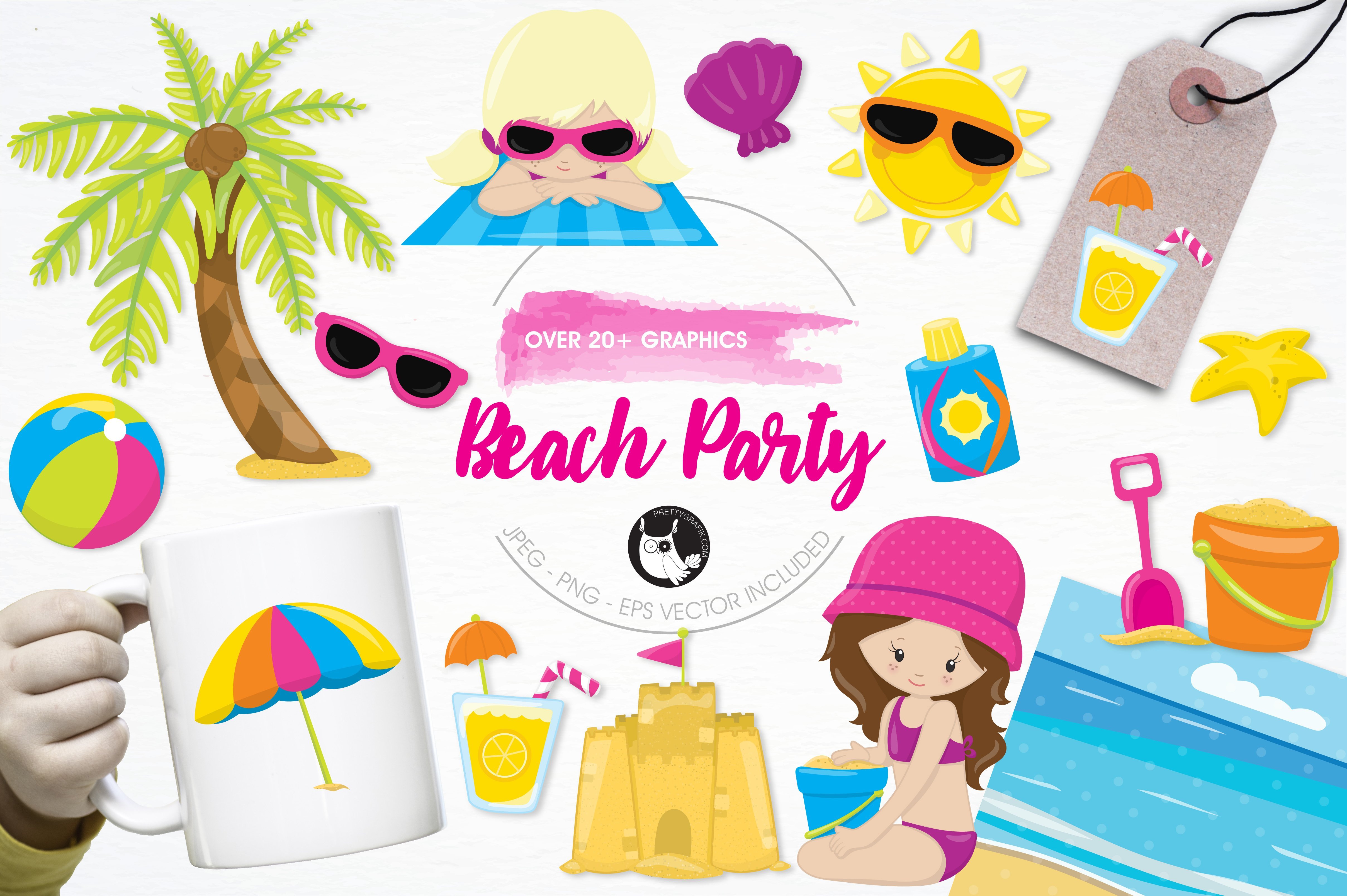 Kit Graphique #119980 Illustration Party Divers Modles Web - Logo template Preview