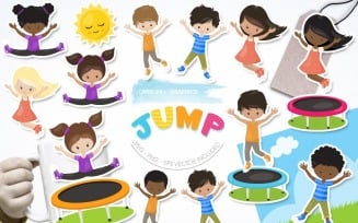 Jump - Vector Image